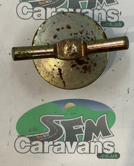 Caravan Spare Wheel Retainer