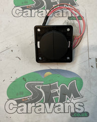 Berker Double Rocker Switch