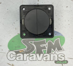 Berker Double Rocker Switch