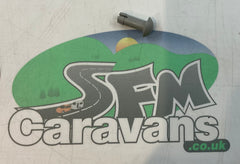 Pin for gas strut foot