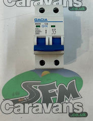 Gacia 16amp Twin Pole MCB