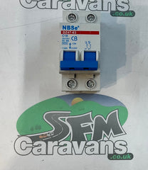 NBSe 16amp Twin Pole MCB