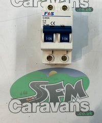 F&S 6amp Twin Pole MCB
