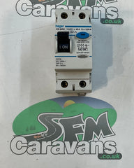 Hager 40amp Twin Pole RCD