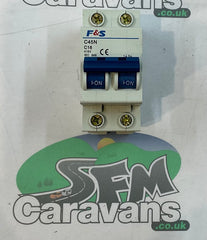 F&S 16amp Twin Pole MCB