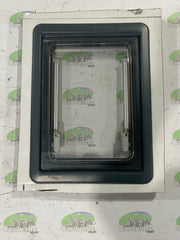 Seitz framed window inc. blind & flyscreen 395x525mm