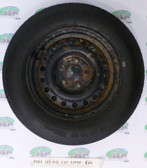 Steel wheel & tyre; 195/65 R14, 5 Stud