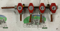Truma 4 Tap Gas Manifold