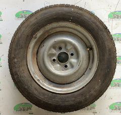 Steel wheel & tyre; 155/70 R13, 4 Stud