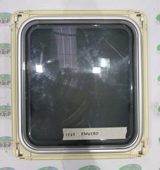 Polyvision framed window inc. blind & fly screen 530x580mm