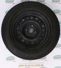 Steel wheel & tyre; 165 R14, 4 Stud