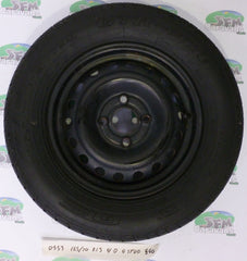 Steel wheel & tyre; 165/70 R13, 4 Stud