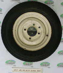 Steel wheel & tyre; 165 R13, 4 Stud
