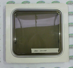 Polyvision framed window inc. blind & fly screen 630x580mm