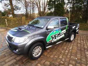 One of the SFM Caravans fleet of vehicles