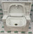 Fold down vanity sink unit