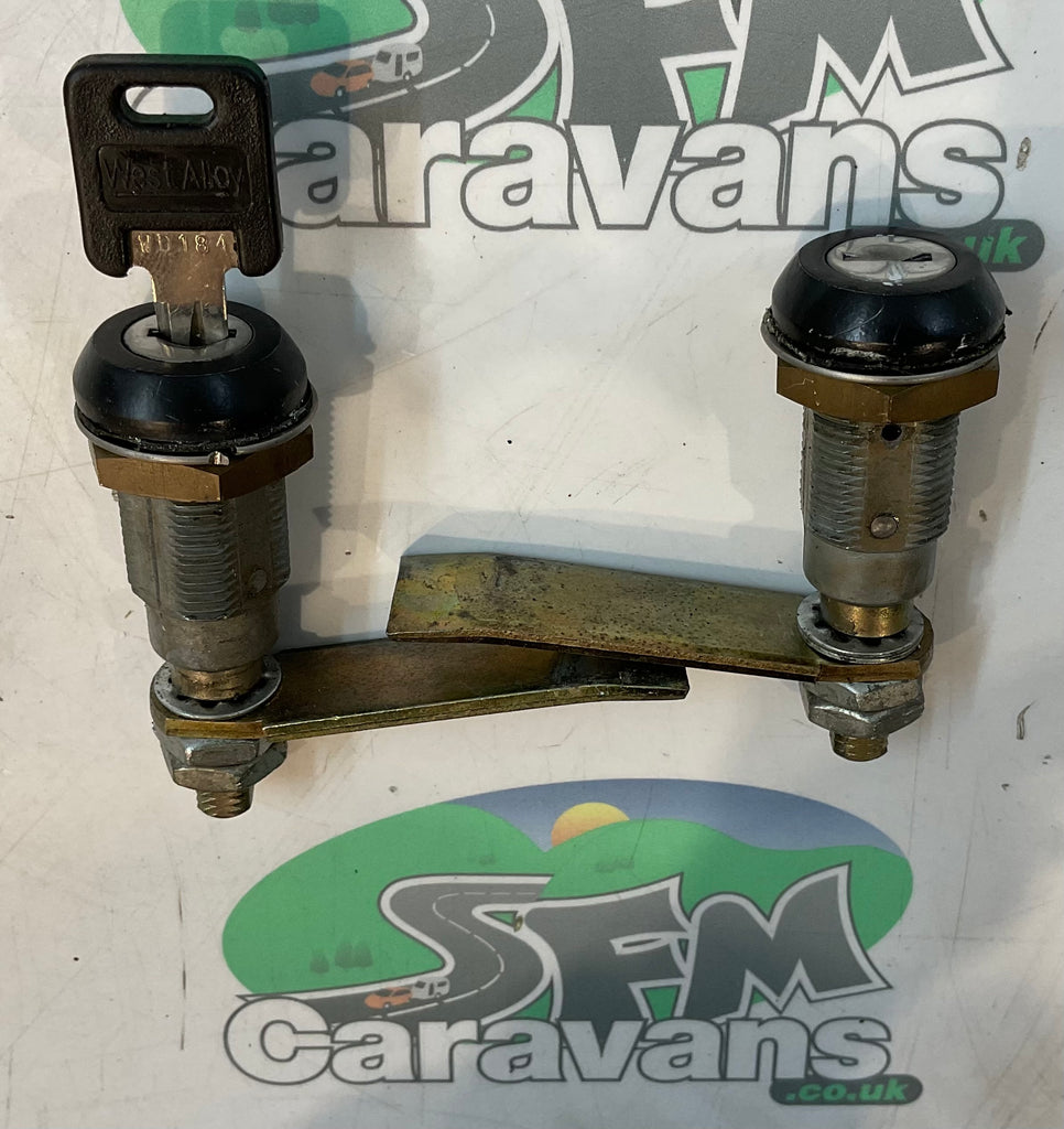 Gas locker door compression locks | SFM Caravans