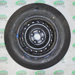 Steel wheel & tyre; 165/80 R13, 4 Stud
