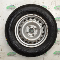 Steel wheel & tyre; 155/80 R13, 4 Stud