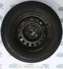 Steel wheel & tyre; 195 R14, 5 Stud