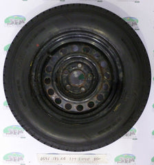 Steel wheel & tyre; 185/80 R14, 5 Stud