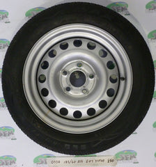 Steel wheel & tyre; 185/60 R15, 5 Stud