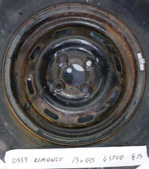 Steel wheel; R13, 4 Stud