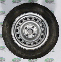 Steel wheel & tyre; 155 R13, 4 Stud
