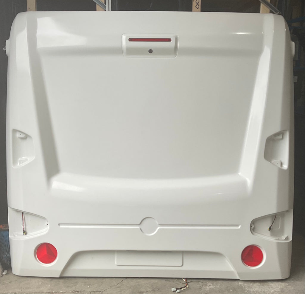 Swift Caravan Rear Swift rear panel | SFM Caravans