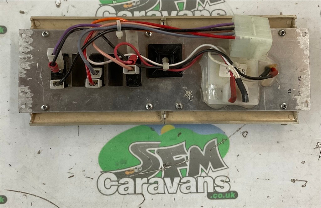 Plug-In-Systems Control Panel With Volt Meter | SFM Caravans